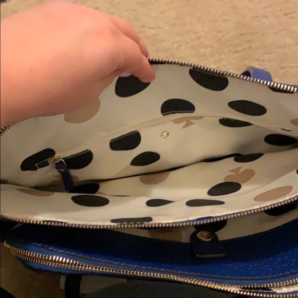 Kate spade cobalt blue purse - Picture 4 of 4